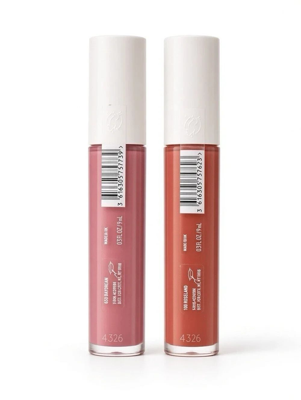 CoverGirl Outlast Forever Velvet Pigment, 100 Roseland & 650 Daydream -Matte Lip
